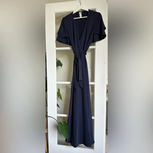 chinese dress ladies Lulus Heavenly Hues Navy Blue Maxi Dress Size XS – Ernest Grace main image 0
